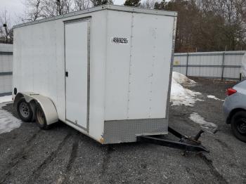  Salvage Haulmark Encl Trlr