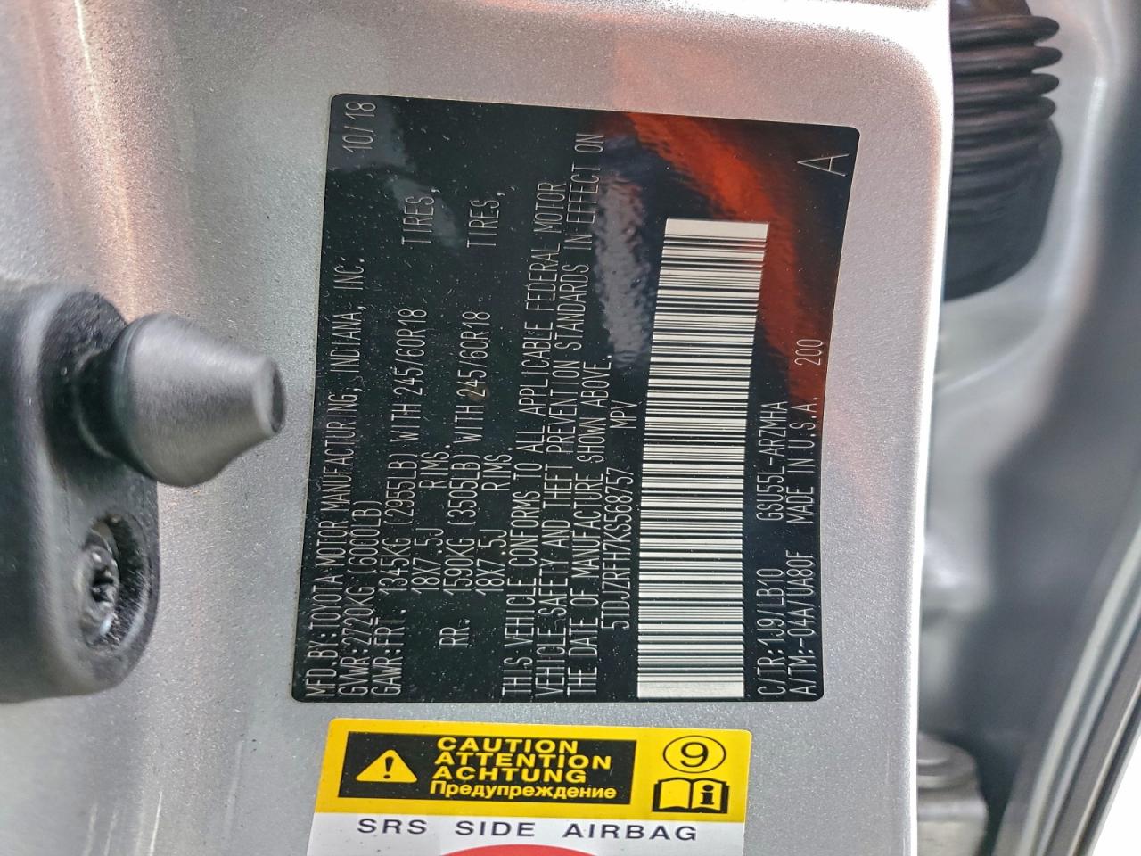 Toyota Highlander Se Image 9