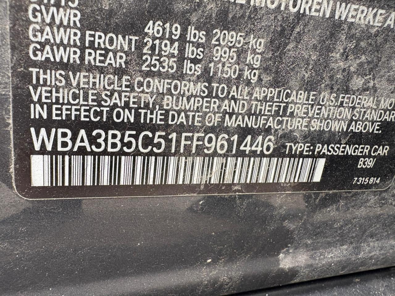 BMW 3 Series Xi Sulev Image 8