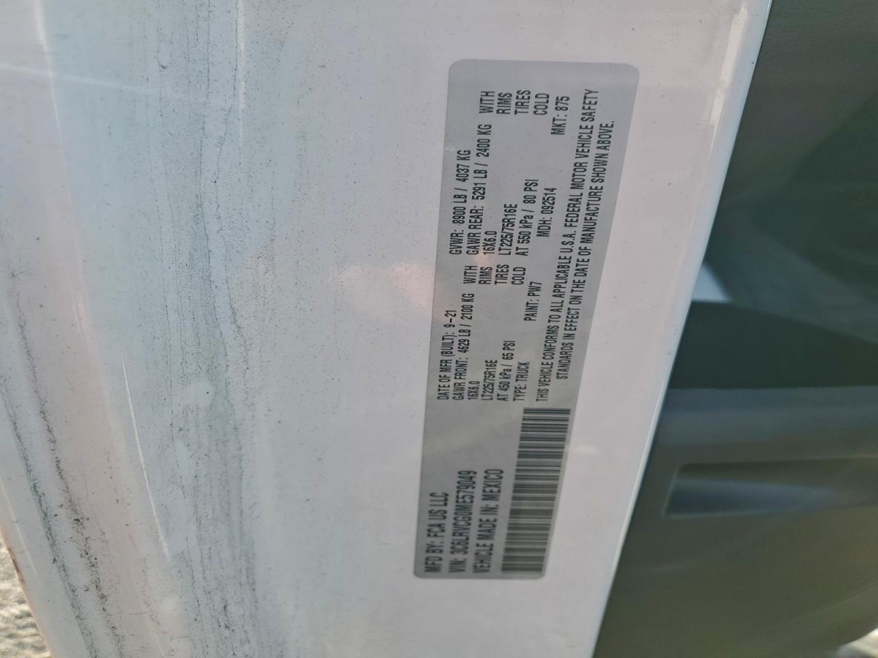 Ram Promaster 2500 High Image 9