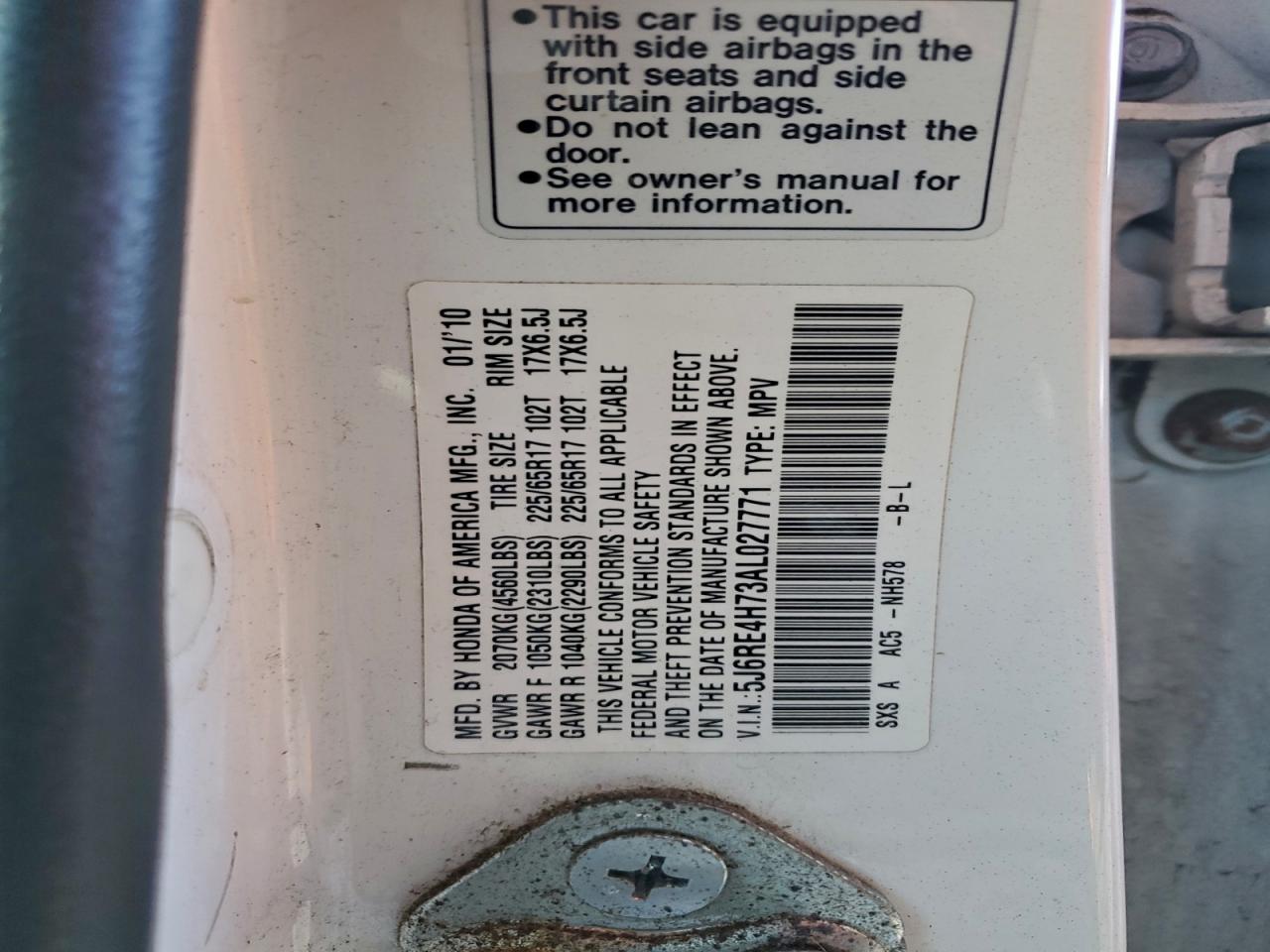 Honda Crv Exl Image 12